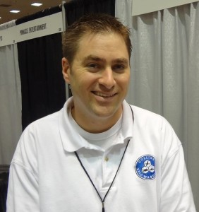 Byron Collins smiling at GAMA Trade Show 2012