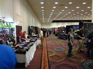 Sparse crowd is typical at the GAMA Trade Show