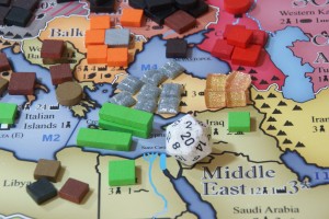 Board Game action in Moral Conflict 1940 in the Mediterranean