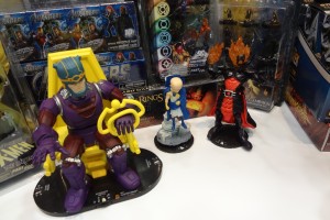 The Watcher and other Heroclix figures as well as other Wizkids product from their GAMA Trade Show Booth.