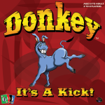 Kicking gress donkey on the social game cover for Donkey It's a Kick