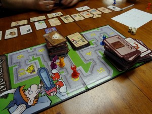 Deluxe Munchkin game board dungeon and Munchkin playing cards