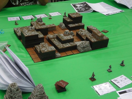 Game of skirmish miniature game Collision at Gen Con in 2012