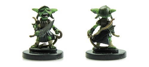 Little goblin Warchanter miniature from Pathfinder Battles We Be Goblins Too