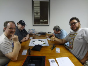 Gamers try Fantasy Flight Games Ingenious Board Game at Vegas Game Day